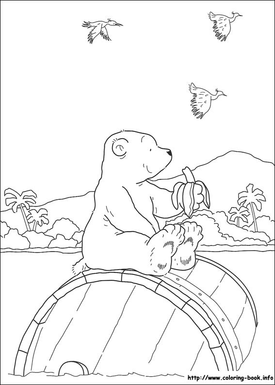 Little Polar Bear coloring picture